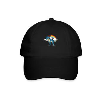 Smoothhair Fox Terrier Dog - Baseball Cap - black/black - Front