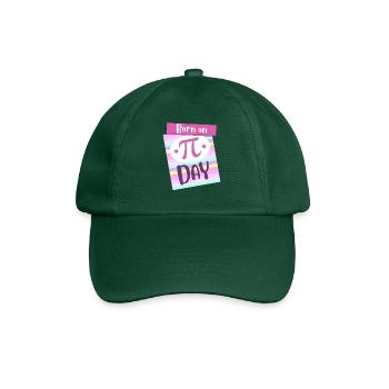 Born On Pi Day Big Pi Symbol Awesome 3.14 Pi Day - Baseball Cap - bottle green - Front