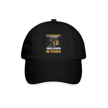 Forklift Forklift Driver - Baseball Cap - black/black - Front