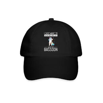 Basson Orchesta Design pour bassonistes - Casquette classique - noir/noir - Devant