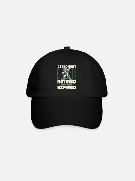 Astronaut, astronaut, astronaut, retired cosmonaut - Baseball Cap - black/black