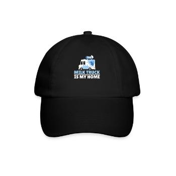 Lait de vache Wagon de lait domestique - Casquette classique - noir/noir - Devant