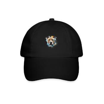 American Staffordshire Terrier - Casquette classique - noir/noir - Devant