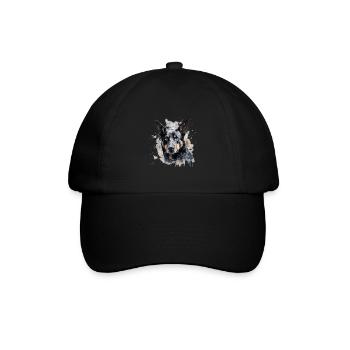Kelpie australien - Casquette classique - noir/noir - Devant