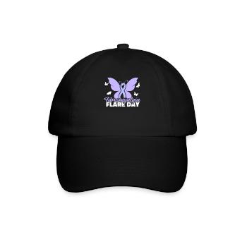 Fibromyalgie rhumatisme papillon - Casquette classique - noir/noir - Devant