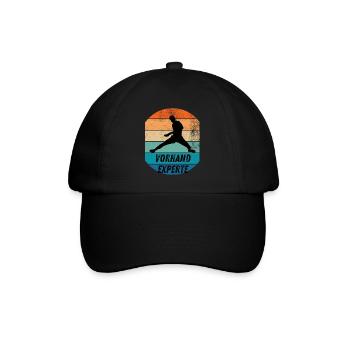 Vorhandexperte - Baseballkappe - Schwarz/Schwarz - Vorne