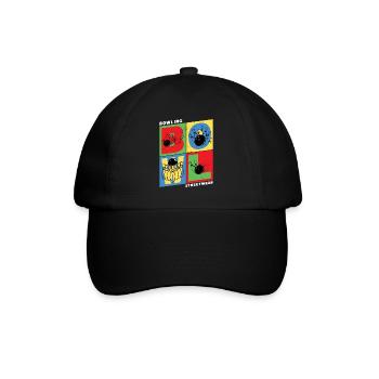 Bowling Bowling Bowling Ball Quilles Joueurs de bowling - Casquette classique - noir/noir - Devant