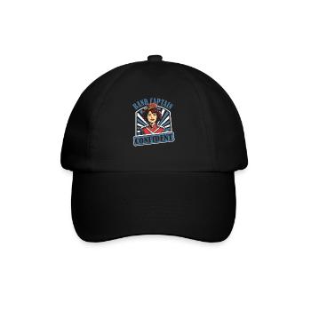 Fanfahrenzug Spielmannszug - Baseballkappe - Schwarz/Schwarz - Vorne