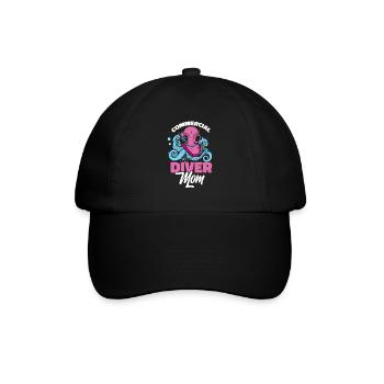 Plongeuse Mère Plongée Commerciale - Casquette classique - noir/noir - Devant