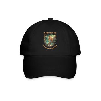 Livre Rat de bibliothèque Rat de bibliothèque Fille Fée du livre - Casquette classique - noir/noir - Devant