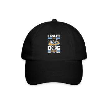 rafting - Baseball Cap - black/black - Front