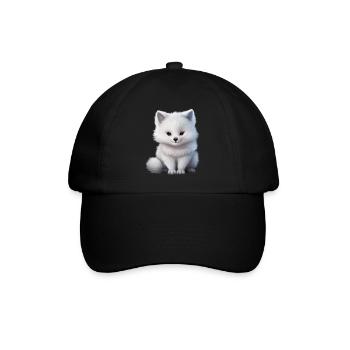 Renard arctique Renard animal animal Nature Renard - Casquette classique - noir/noir - Devant
