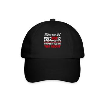 Accountant I'm The Psychotic Accountant - Baseball Cap - black/black - Front