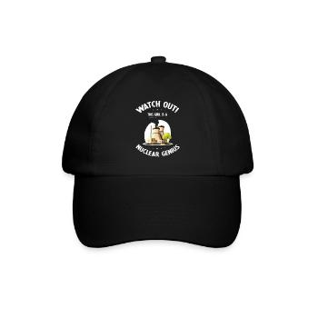 Nuklearingenieur für Kernkraftwerk und Kernenergie - Baseballkappe - Schwarz/Schwarz - Vorne