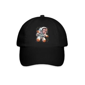 Bébé astronaute Babynaut - Casquette classique - noir/noir - Devant