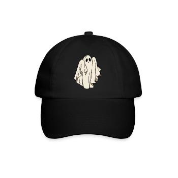 Halloween fantôme - Casquette classique - noir/noir - Devant
