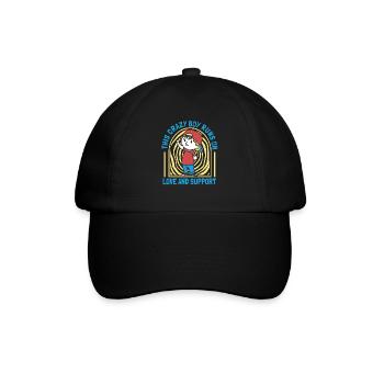 Psychologie Psychologe Unterstützung - Baseballkappe - Schwarz/Schwarz - Vorne