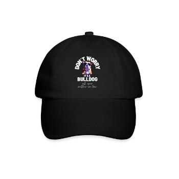 NE VOUS INQUIÉTEZ PAS... Bulldog Bulldog Bulldogs - Casquette classique - noir/noir - Devant