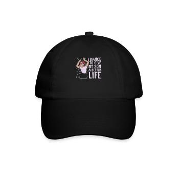 Maman Mère Fils Danse Mère - Casquette classique - noir/noir - Devant