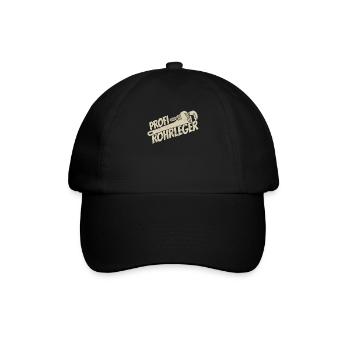 Rohrleitungsbauer Fachmann - Baseballkappe - Schwarz/Schwarz - Vorne