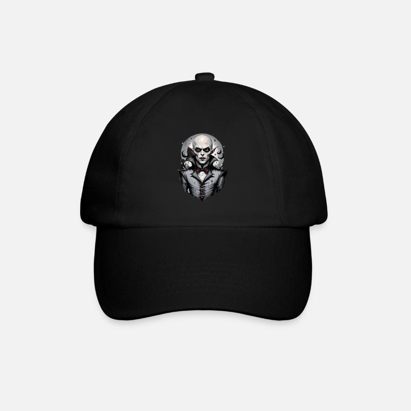 Ein lächelnder Vampir 5 - Baseballkappe - Schwarz/Schwarz
