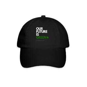 OUR FUTURE IS GREEN - Baseball Cap - black/black - Front