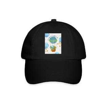 Ich hab dich sooo lieb Elefanten - Baseballkappe - Schwarz/Schwarz - Vorne