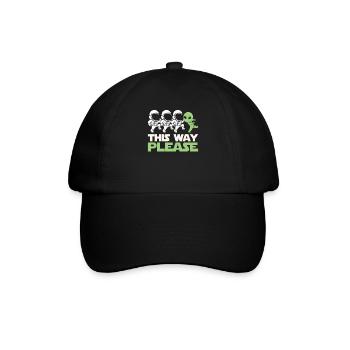 Colonisation de l’espace - Casquette classique - noir/noir - Devant