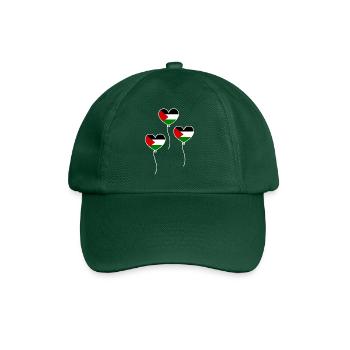 Free palestine - Baseball Cap - bottle green - Front
