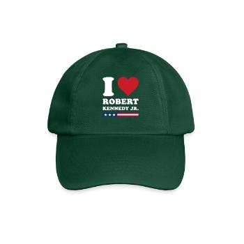 I Heart Robert Kennedy JR - Baseball Cap - bottle green - Front
