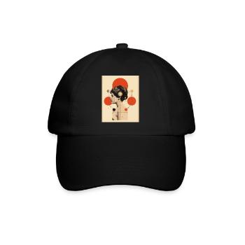 Leo - Baseball Cap - black/black - Front