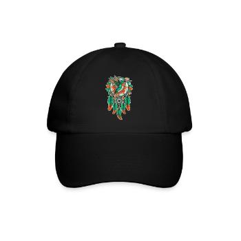 Hummingbird Dreamcatcher Bird - Baseball Cap - black/black - Front