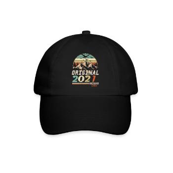 2021 vintage anniversaire rétro vintage cadeau - Casquette classique - noir/noir - Devant