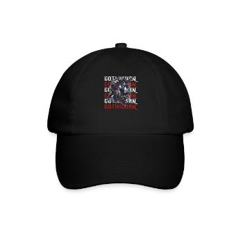 Licorne gothique Gothicorn - Casquette classique - noir/noir - Devant