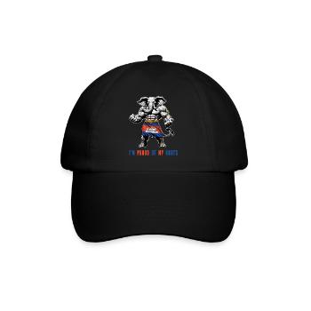 Je suis fier de mes itinéraires au Cambodge - Casquette classique - noir/noir - Devant