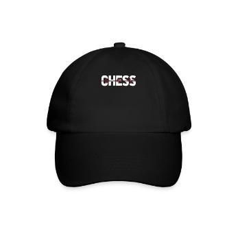 Rythme cardiaque ECG d’échecs - Casquette classique - noir/noir - Devant