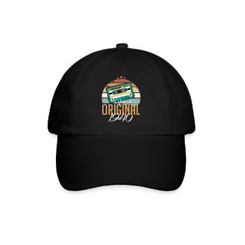 Années 1940 né Original des années 1940 anniversaire - Casquette classique - noir/noir - Devant