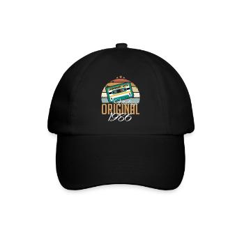 Millésime 1986 Né Original 1986 Anniversaire - Casquette classique - noir/noir - Devant