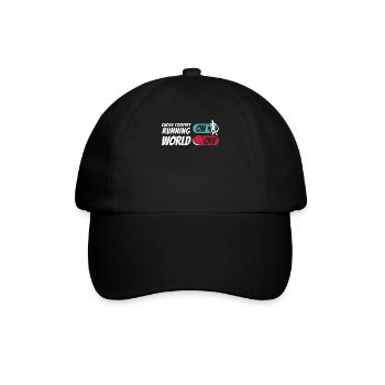 Course de cross-country Xc Runner - Casquette classique - noir/noir - Devant