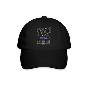 cool sayings cool uncle trait - Baseball Cap - black/black - Front