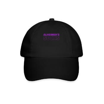 Alzheimer Drôle Alzheimer - Casquette classique - noir/noir - Devant