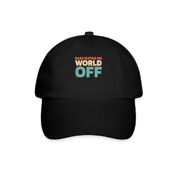 Bassist Bass Guitar Basser - Baseball Cap - black/black - Front
