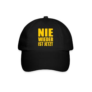 Plus jamais ça n’est maintenant - Casquette classique - noir/noir - Devant