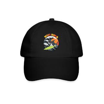 wave riderr - Casquette classique - noir/noir - Devant