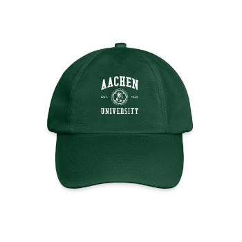 Aachen University Universität Hochschule Uni - Baseballkappe - Flaschengrün - Vorne