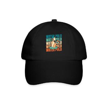 Water polo water polo - Baseball Cap - black/black - Front