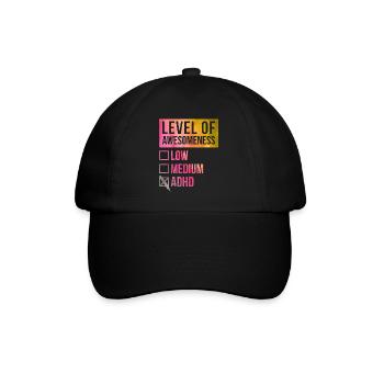 TDAH - Casquette classique - noir/noir - Devant
