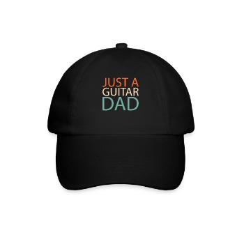Guitare acoustique Juste une guitare papa - Casquette classique - noir/noir - Devant