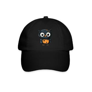 Owl Halloween Zombie - Baseball Cap - black/black - Front