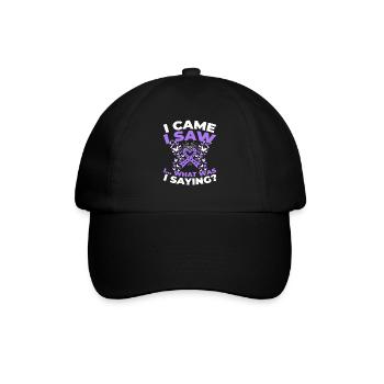 Alzheimer Funny Alzheimers Awareness - Baseball Cap - black/black - Front